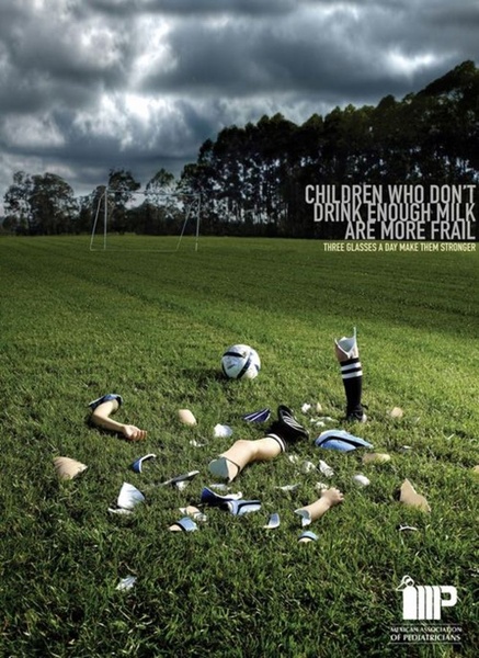 Соціальна реклама на підтримку молока в щоденному раціоні дітей